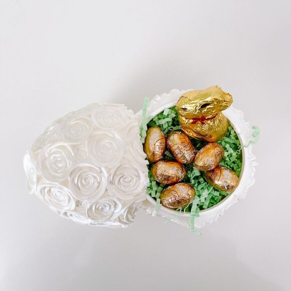 Large Rose-Covered Easter Eggs โ Handcrafted Party Favors, Spring Decor, Wedding - Picture 8 of 12